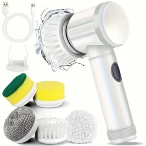 5in 1 New Rechargeable Electric Cleaning Brush Kit