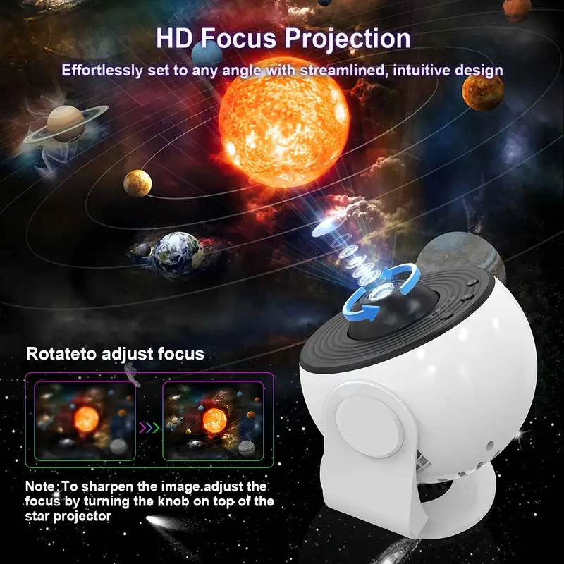 Globe Galaxy Starry Sky Projection Lamp - Image 5