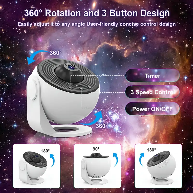 Globe Galaxy Starry Sky Projection Lamp - Image 4